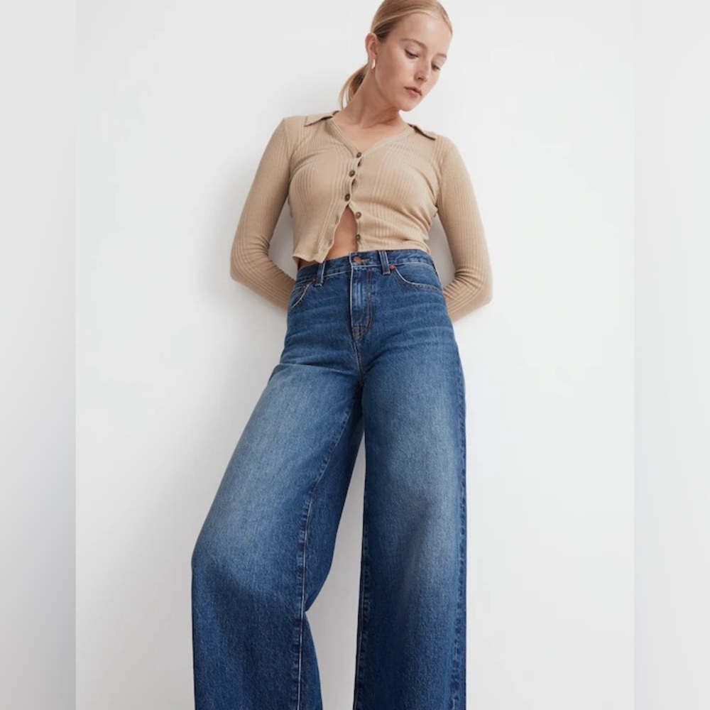 Madewell Curvy Superwide-Leg Jeans 32